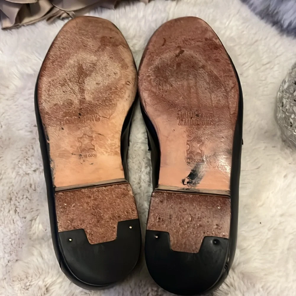 Johnston & Murphy Men’s Black Leather Loafer Slip On Tassel Dress Shoes  Sz 9